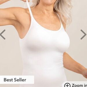 Shapermint Essentials All Day Every Day Scoop Neck‎ Cami White Nwt in packaging